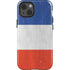 French Flag Distressed iPhone 15 Impact Case